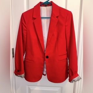 Express Red Blazer